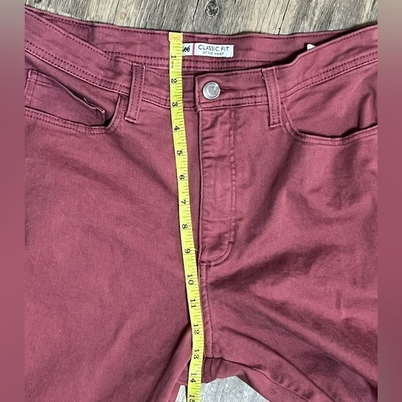 LEE Classic Fit at the Waist Pink/Red Women’s Jeans (Sz 14p) - Picture 7 of 9